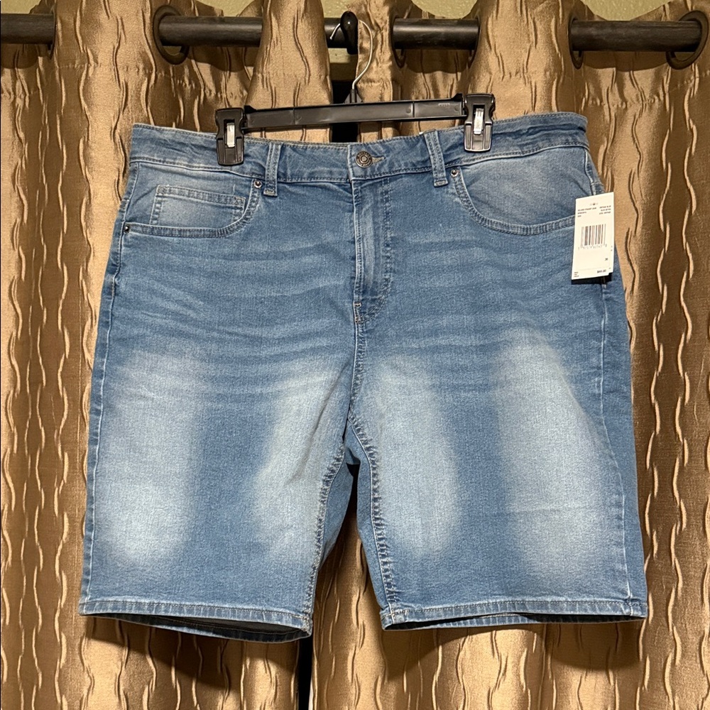 Buffalo David Bitton Light Blue Jean Shorts 36